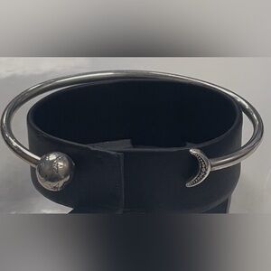 Pandora cuff bracelet stars and moon